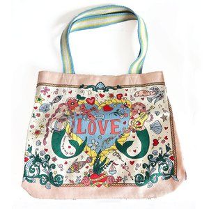 Brighton Sirens Song Canvas Mermaid Tote Shopping Bag Tom Clancy